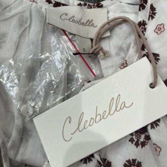Cleobella White and Brown Midi Dress - Picture 10 of 14